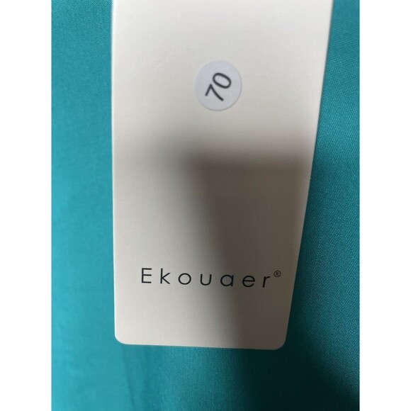 Ekouaer Turquoise Swimsuit Coverup Small w/flutter sleeves - Picture 5 of 6